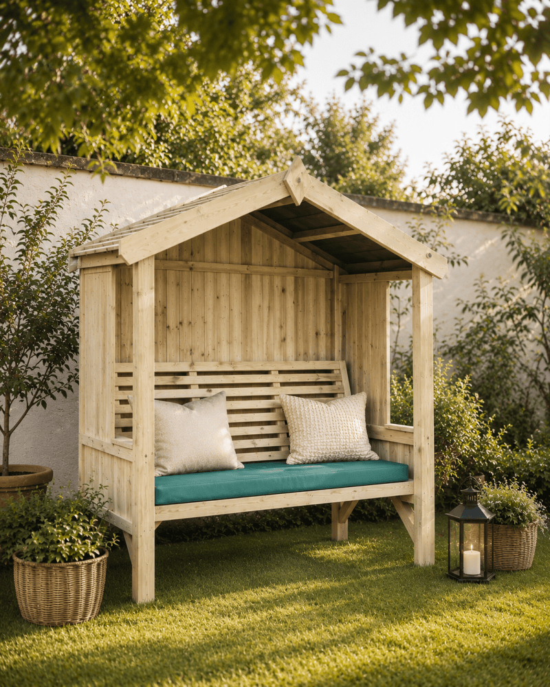 Manor Garden Arbour Sits 3