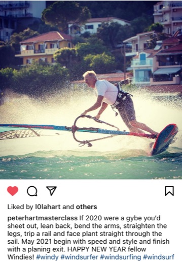 Peter hart windsurfing happy new year