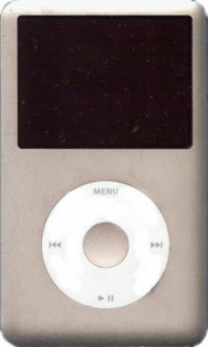 Ipod Classic 2 Actual Size Image - Perfect Dark Background - High Resolution