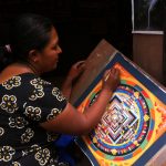 Painting a Buddhist Mandala