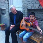 Prabal gets a guitar lesson