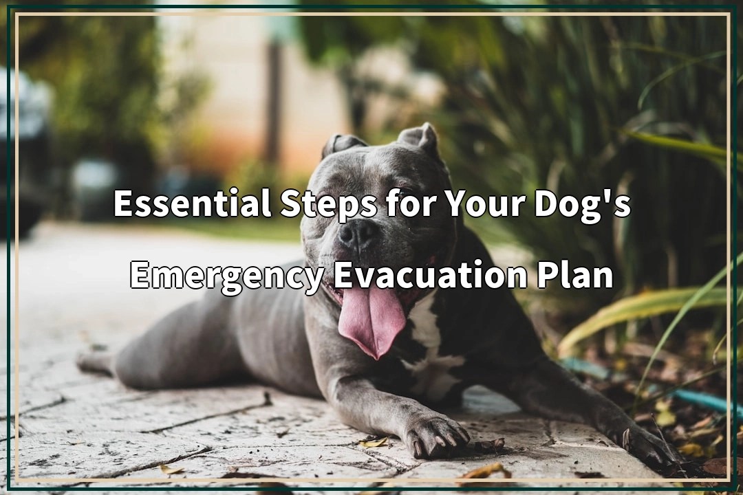 Essential Steps for Your Dog’s Emergency Evacuation Plan
