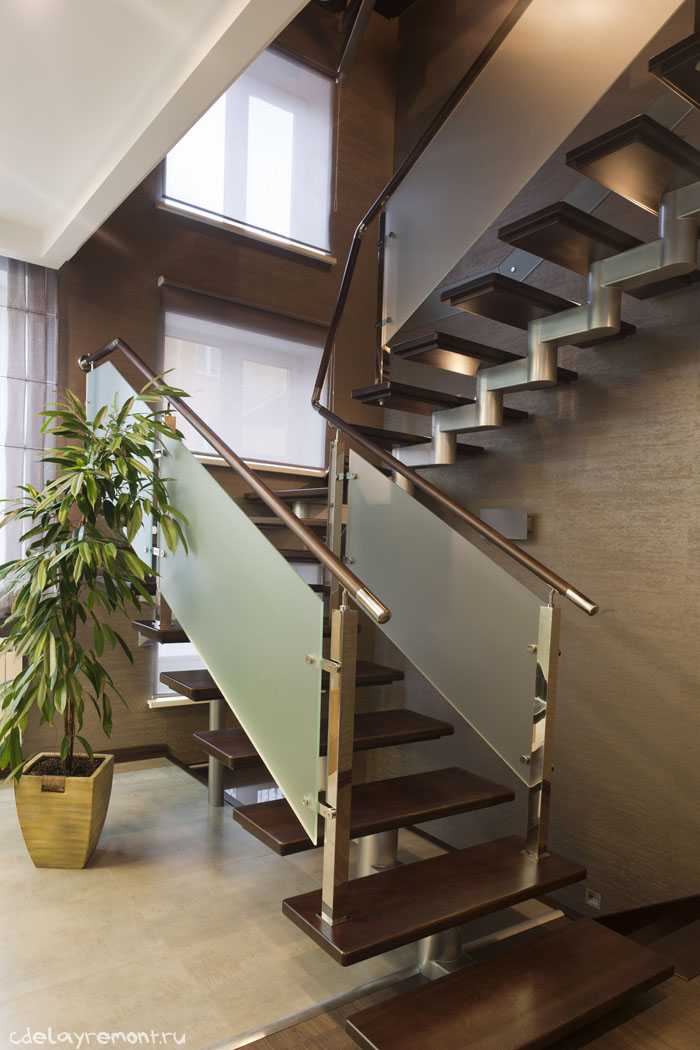 For straight stairs, quarter turn stairs ( . Design Stairs To The Second Floor In A Private A Spiral And Straight Staircase Made Of Glass Is An Excellent Design Solution Constructive Options For Interfloor Stairs A Brief Description
