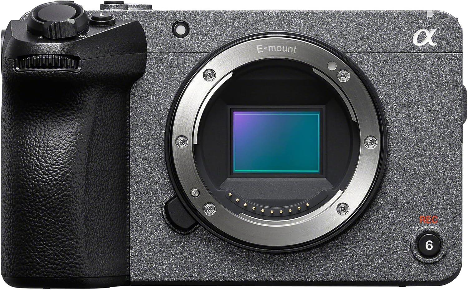 Sony FX30 Cinema Line camera body, optimized for high-quality video recording.