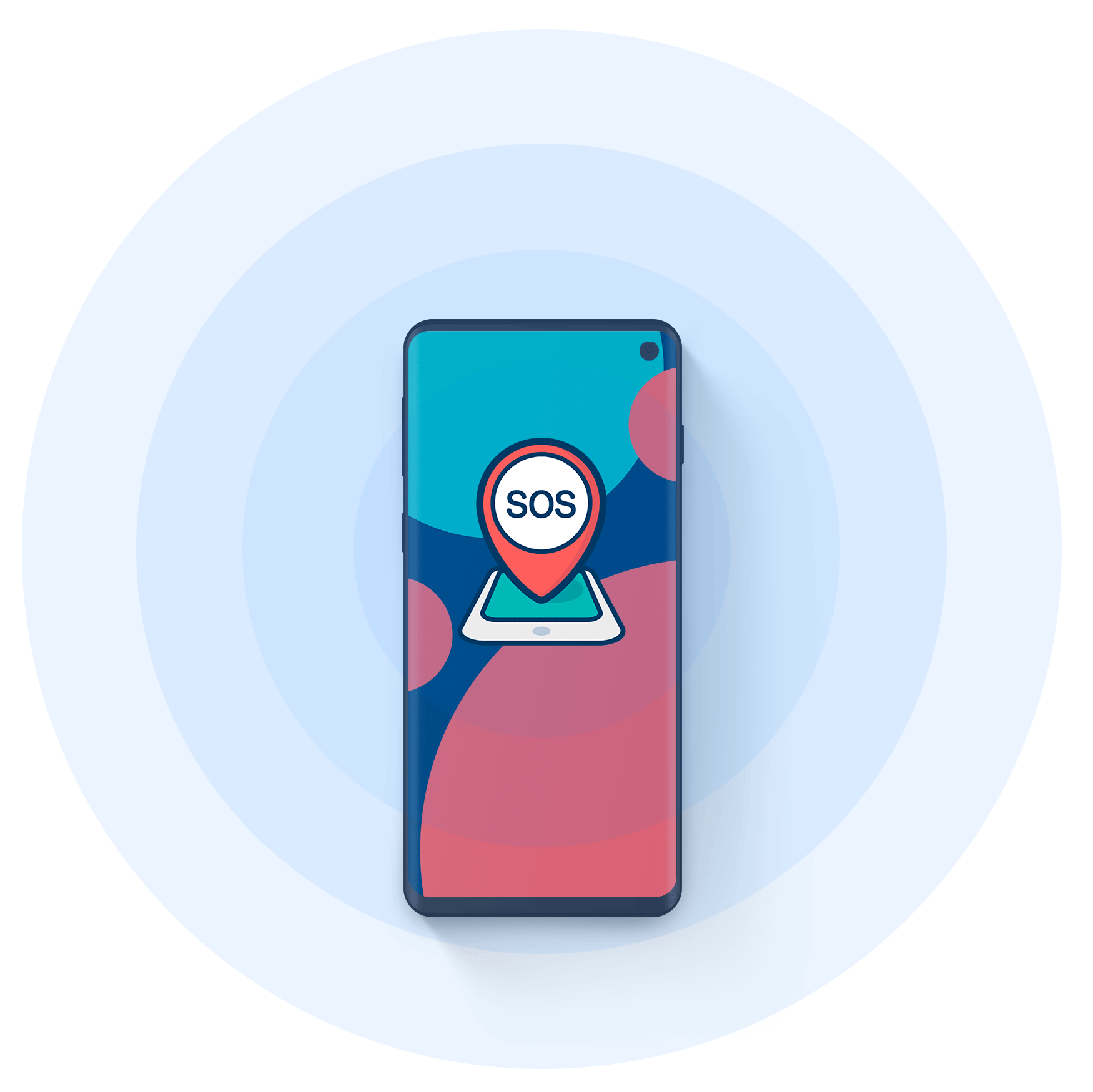 SOS Button in App for Alerting Guard House & Trusted Neighbours ...