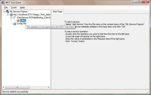 WCF Test Client