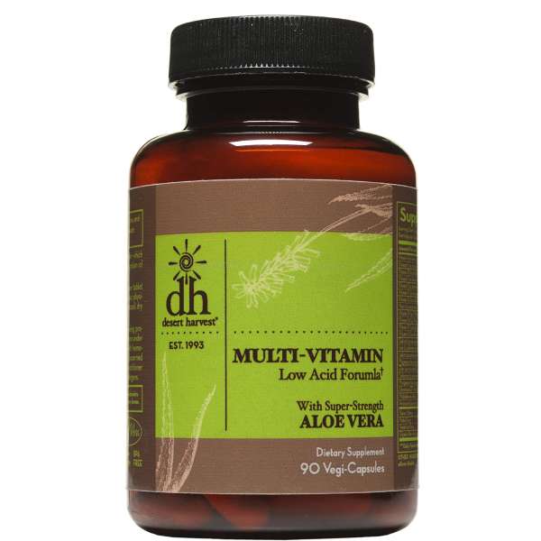 Desert Harvest Low-Acid Multi-Vitamin with Super Strength Aloe Vera