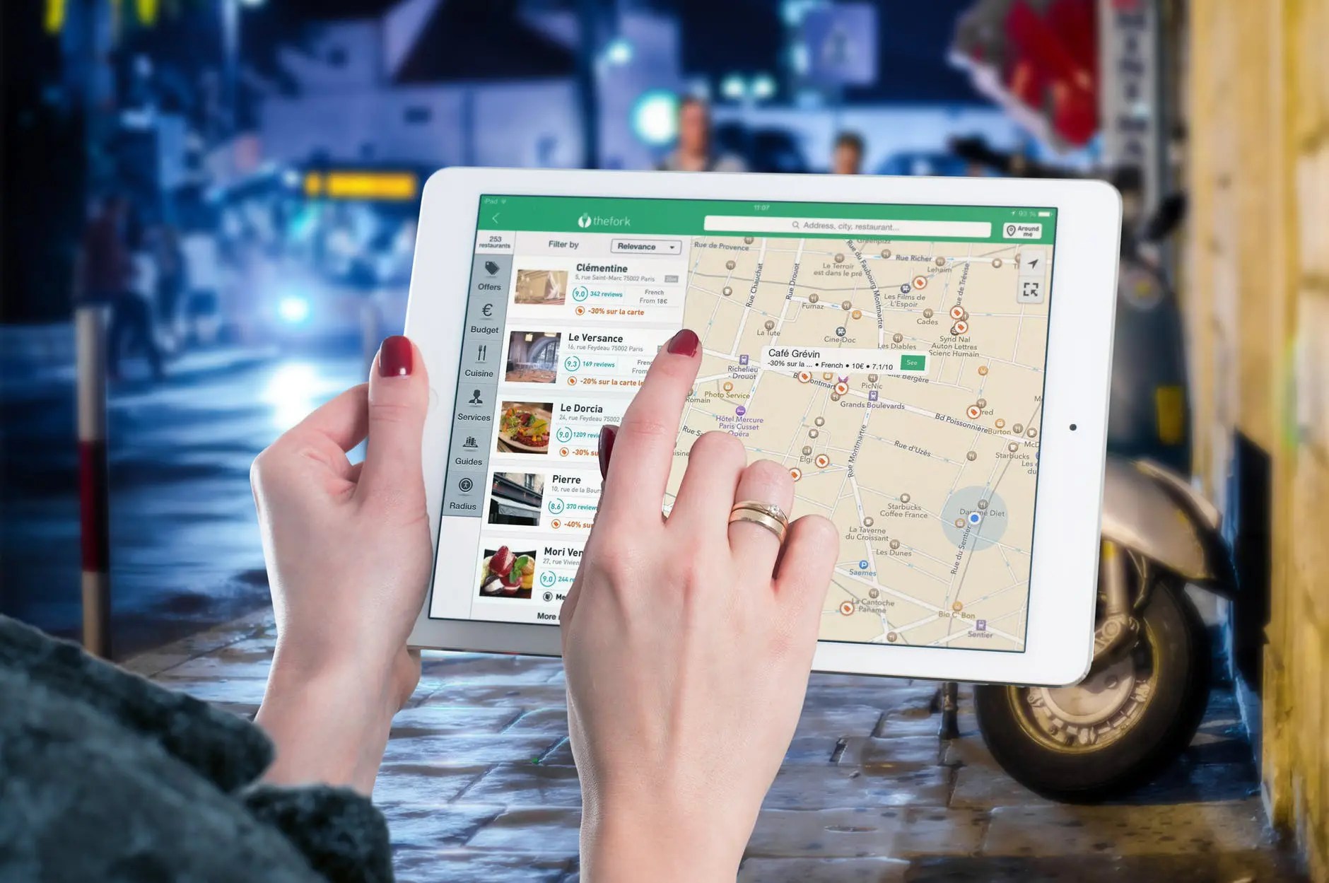 ipad map tablet internet