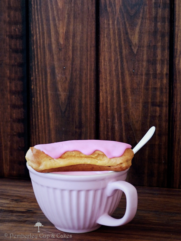 Sugar glazed éclairs