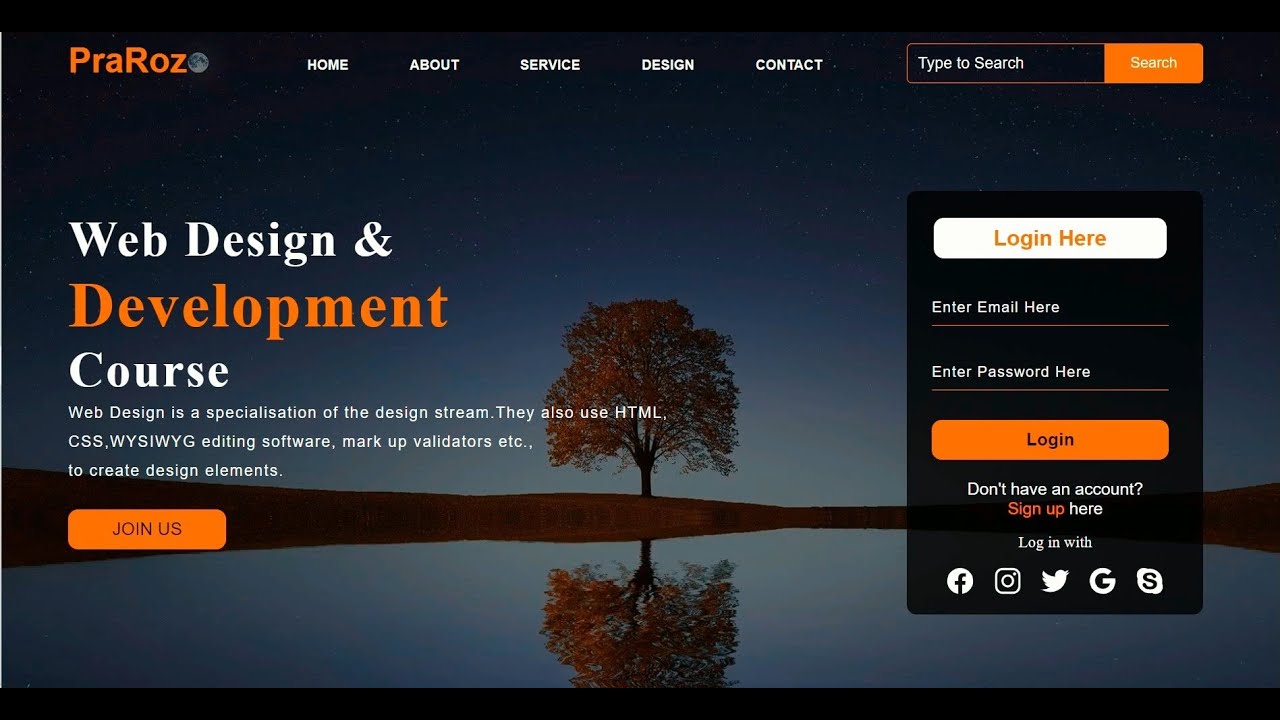Template Website HTML