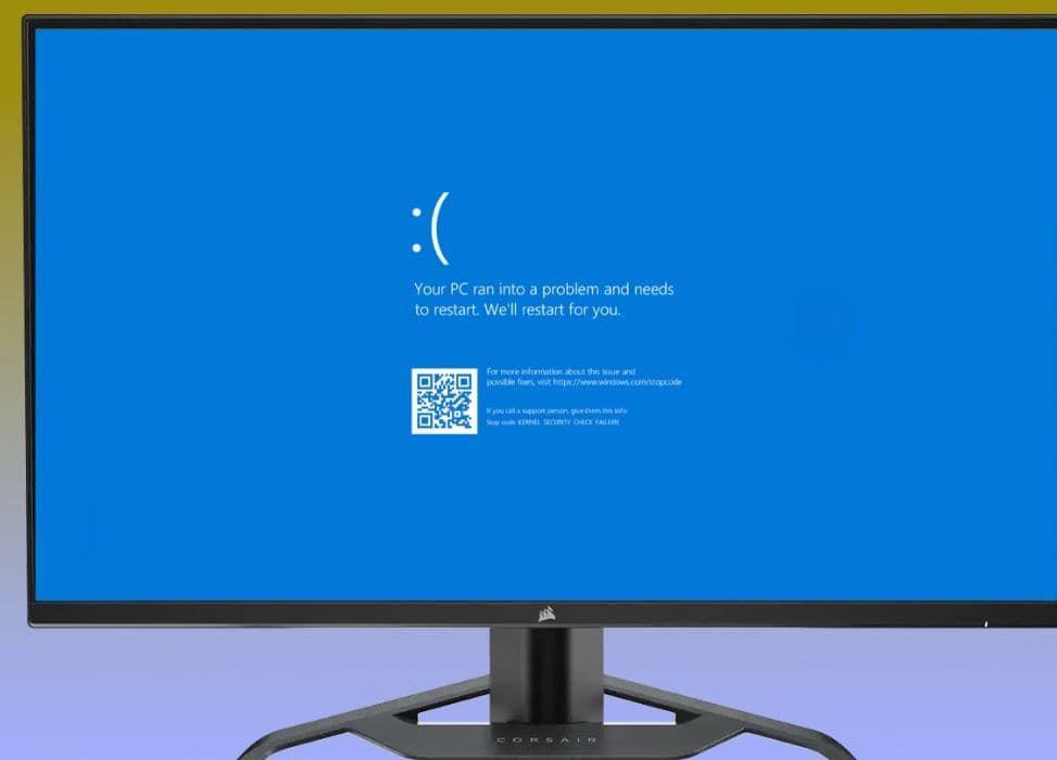 Laptop Blue Screen