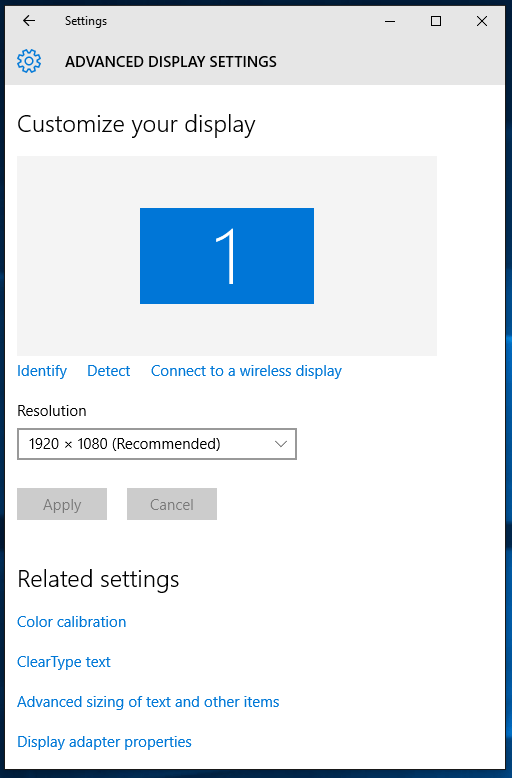 Win10AdvancedDisplaySettings | Pemmztechie