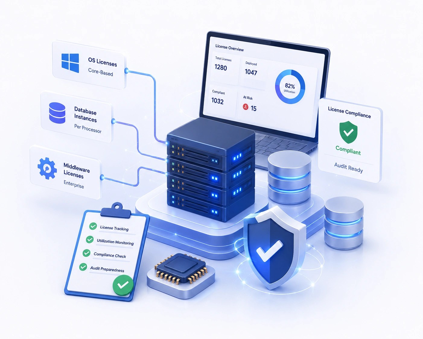 Unified IT Asset Management solution providing visibility into software, hardware, cloud, and hybrid IT environments.