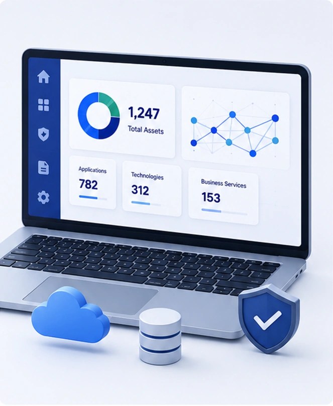 Enterprise architecture software providing complete application and technology visibility.