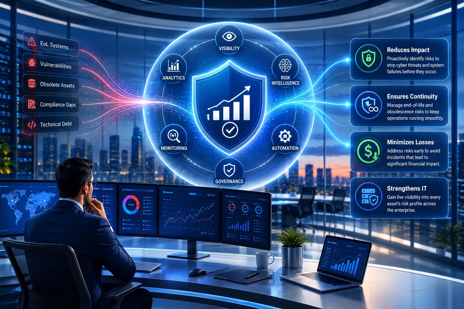 Security Compliance Monitoring and IT Governance Dashboard