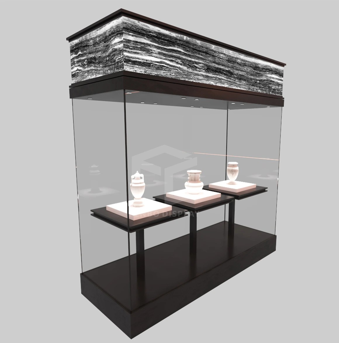 Custom glass display cabinets & showcases