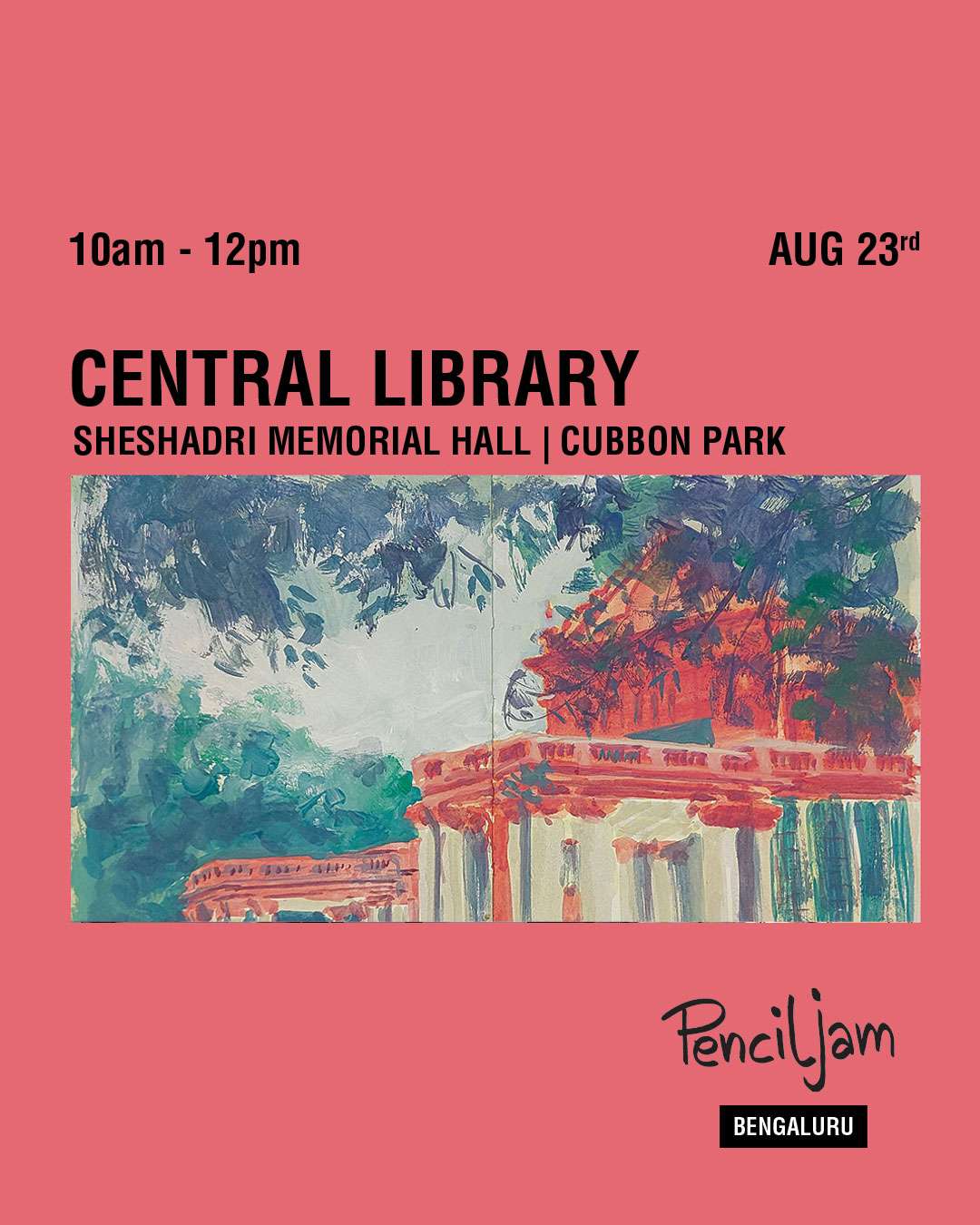 Penciljam Bengaluru at Central Library