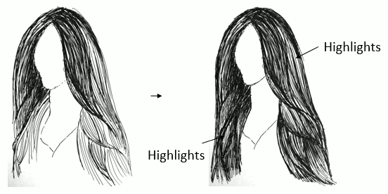 How to Draw Female Hair - Pen and Ink Drawings by Rahul Jain How to Draw Female Hair - Pen and Ink Drawings by Rahul Jain