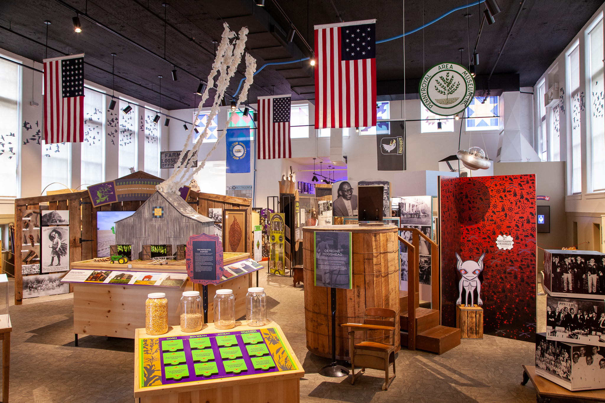 Interpretive Exhibit Design & Museum Renovation in Hopkinsville, Kentucky, at the Pennyroyal Area Museum.