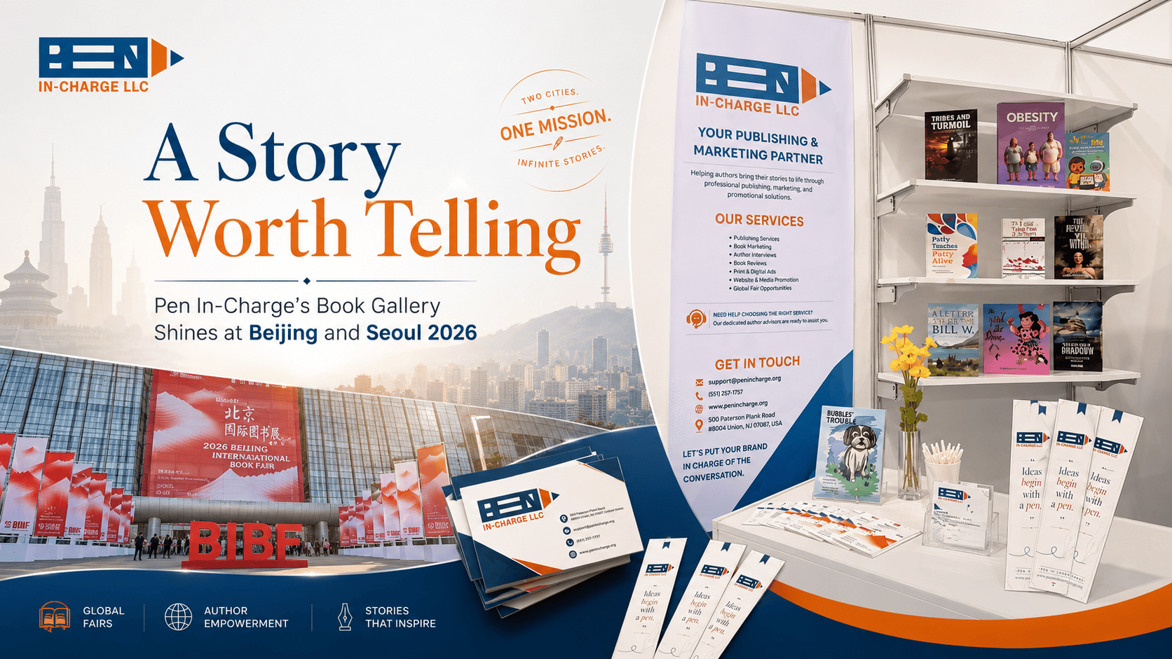 A Story Worth Telling: Pen In-Charge’s Book Gallery Shines at Beijing and Seoul 2026