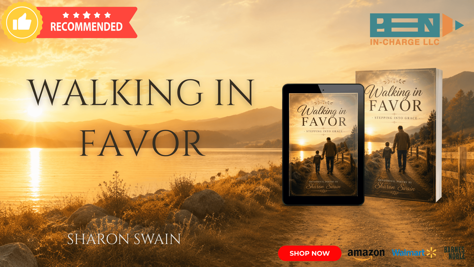 “Walking in Favor: Stepping into Grace Devotional Poetry” by Sharon Swain is now live