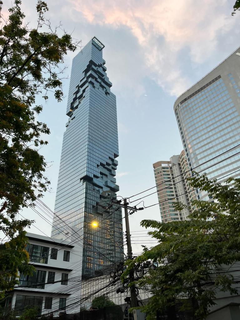 King Power Mahanakhon building in the skyline of Bangkok Thailand