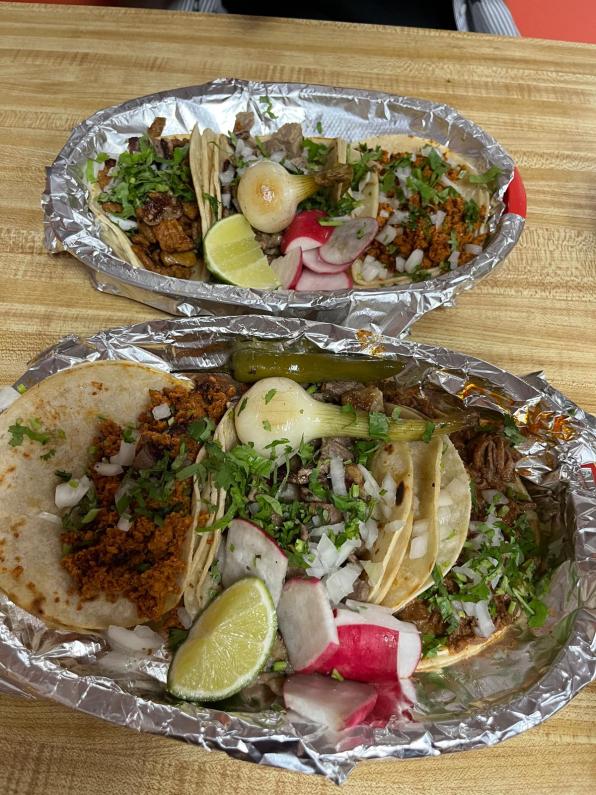 Chorizo, El Pastor Tacos