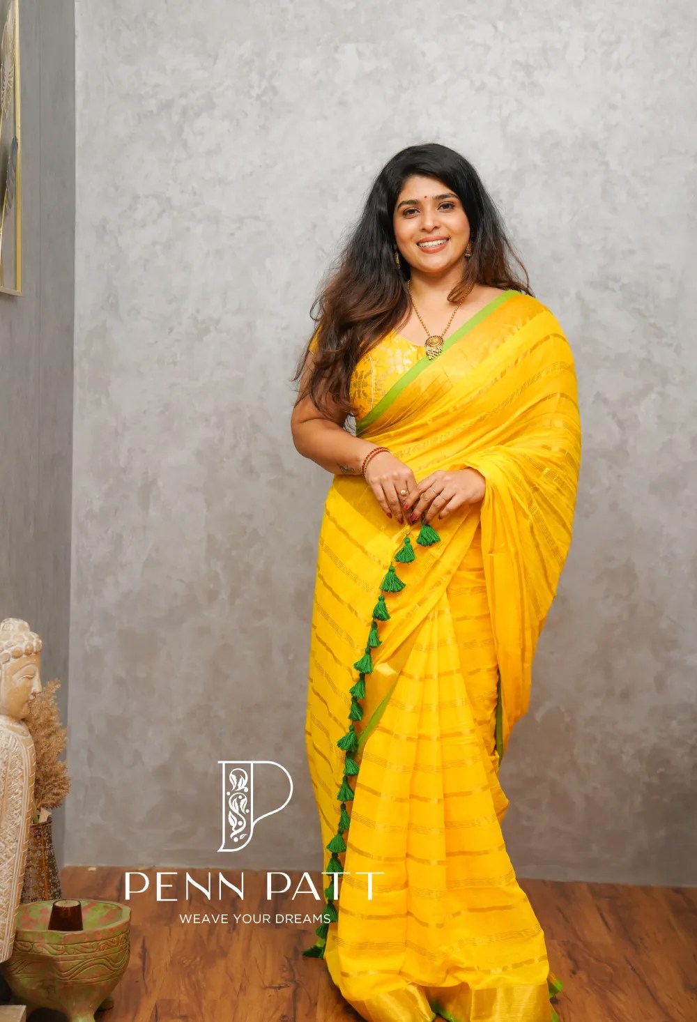KASAVU YELLOW MUL COTTON