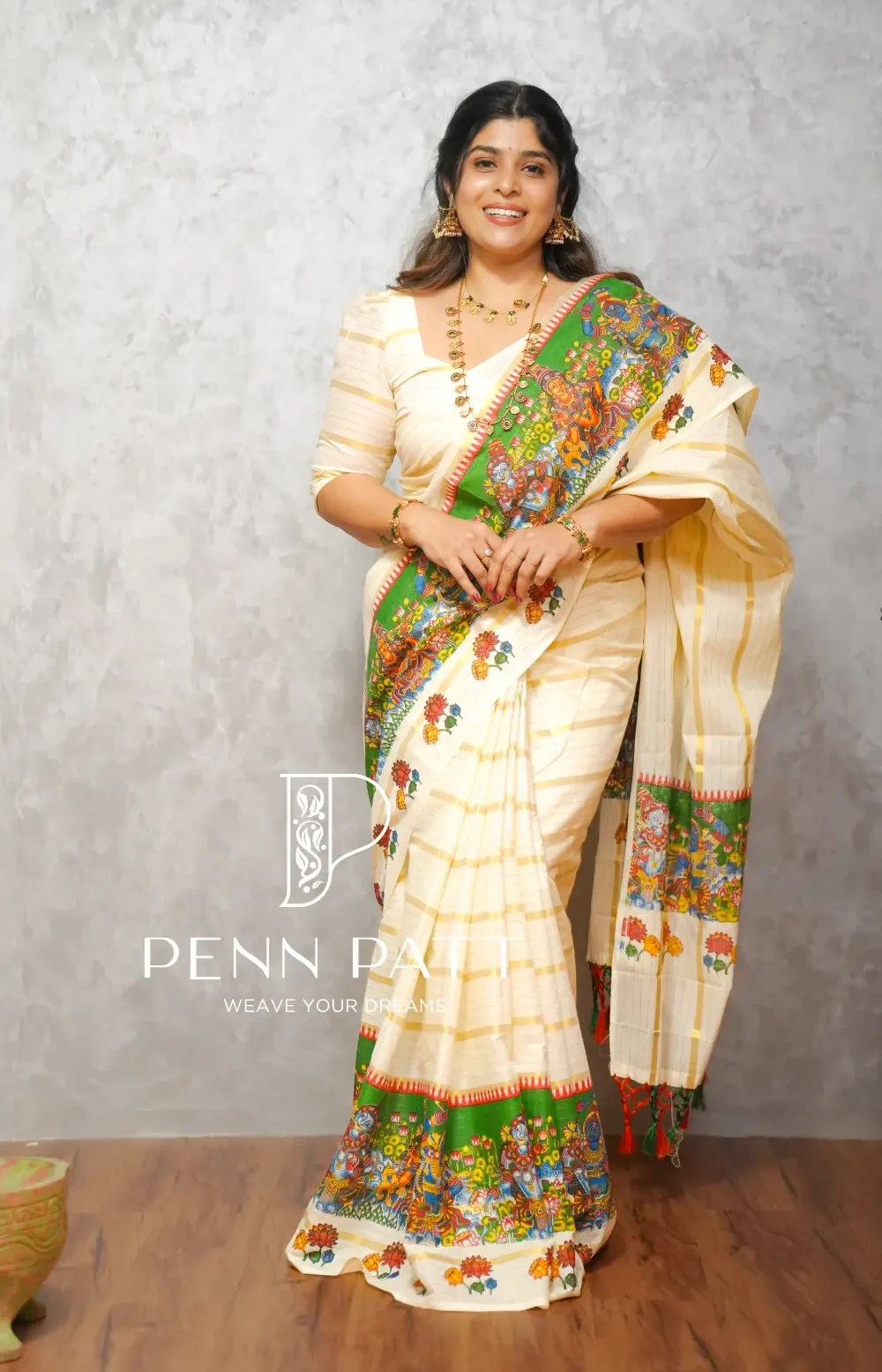 MADHAVAM PURE COTTON SAREE