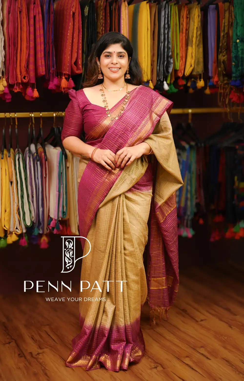 POURNAMI SEMI MANGALGIRI SILK SAREE