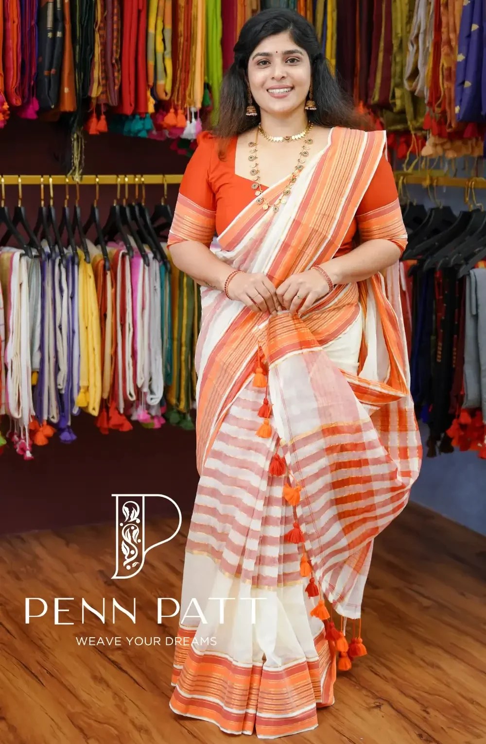 KASTHURI PREMIUM 120 COUNT MULCOTTON SAREE