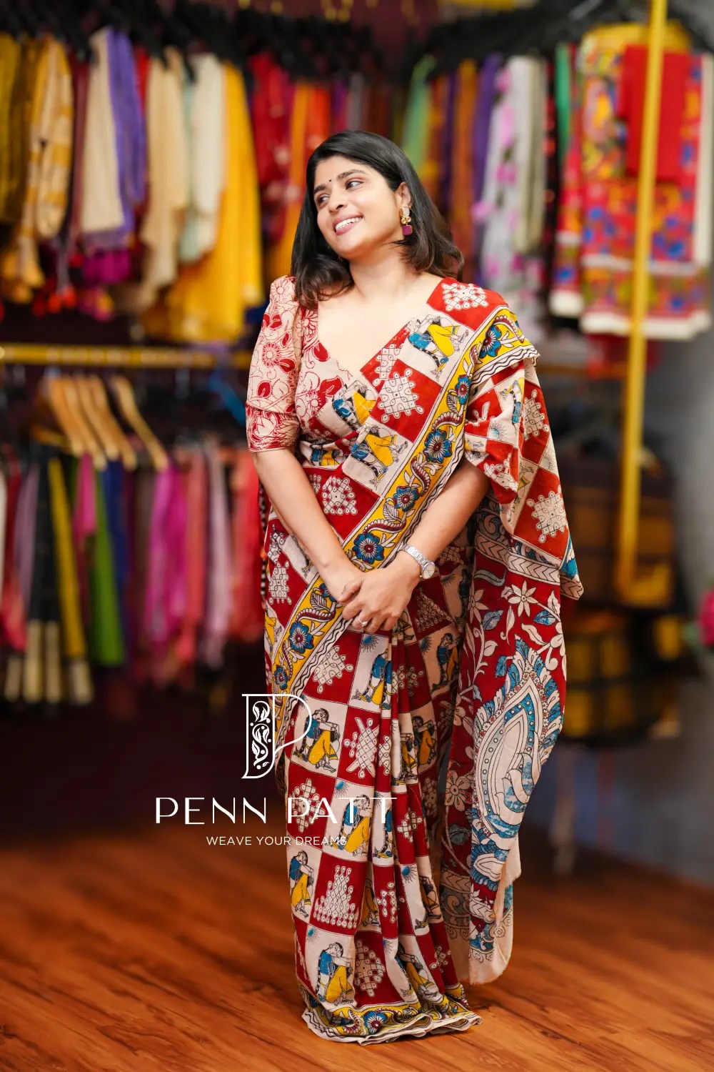 KALIKA KALAMKARI SAREE
