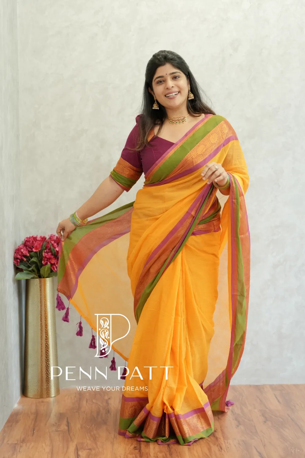 MADHURIMA PREMIUM MULCOTTON SAREE