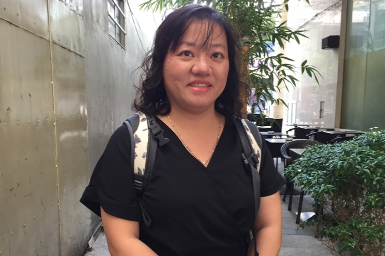 Pham Doan Trang before her imprisonment