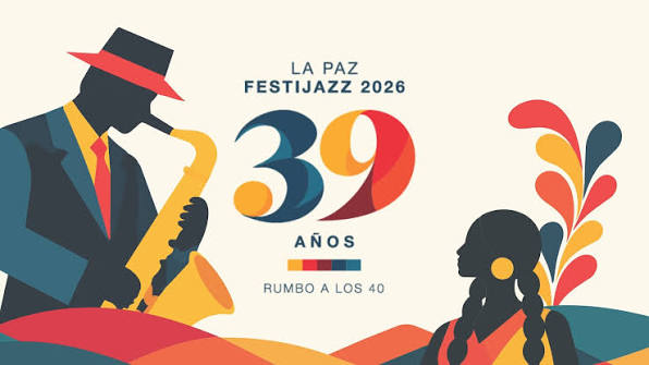 FestiJazz 2026: el jazz en La Paz rumbo a sus 40 años 4 Afiche oficial del Bolivia FestiJazz Internacional 2026