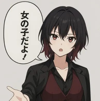 如月れんの公式キャラクターイラスト