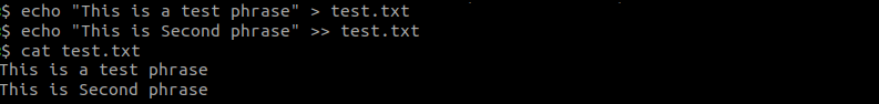 cat Command Linux