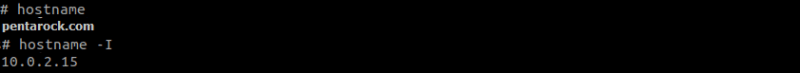 hostname Command Linux