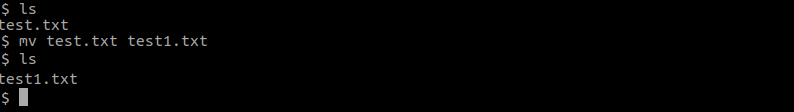 mv Command Linux