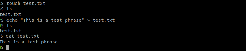 touch Command Linux