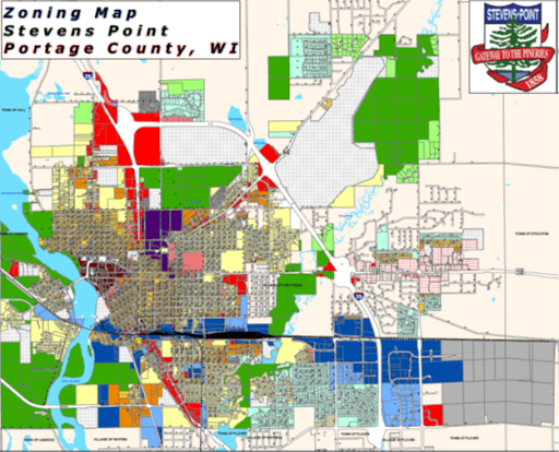 Appendix E General Zoning Information Stevens Point Strategic Plan Zoning Map 