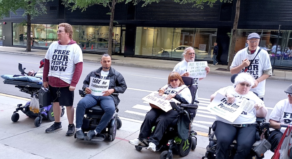 nursing home protest