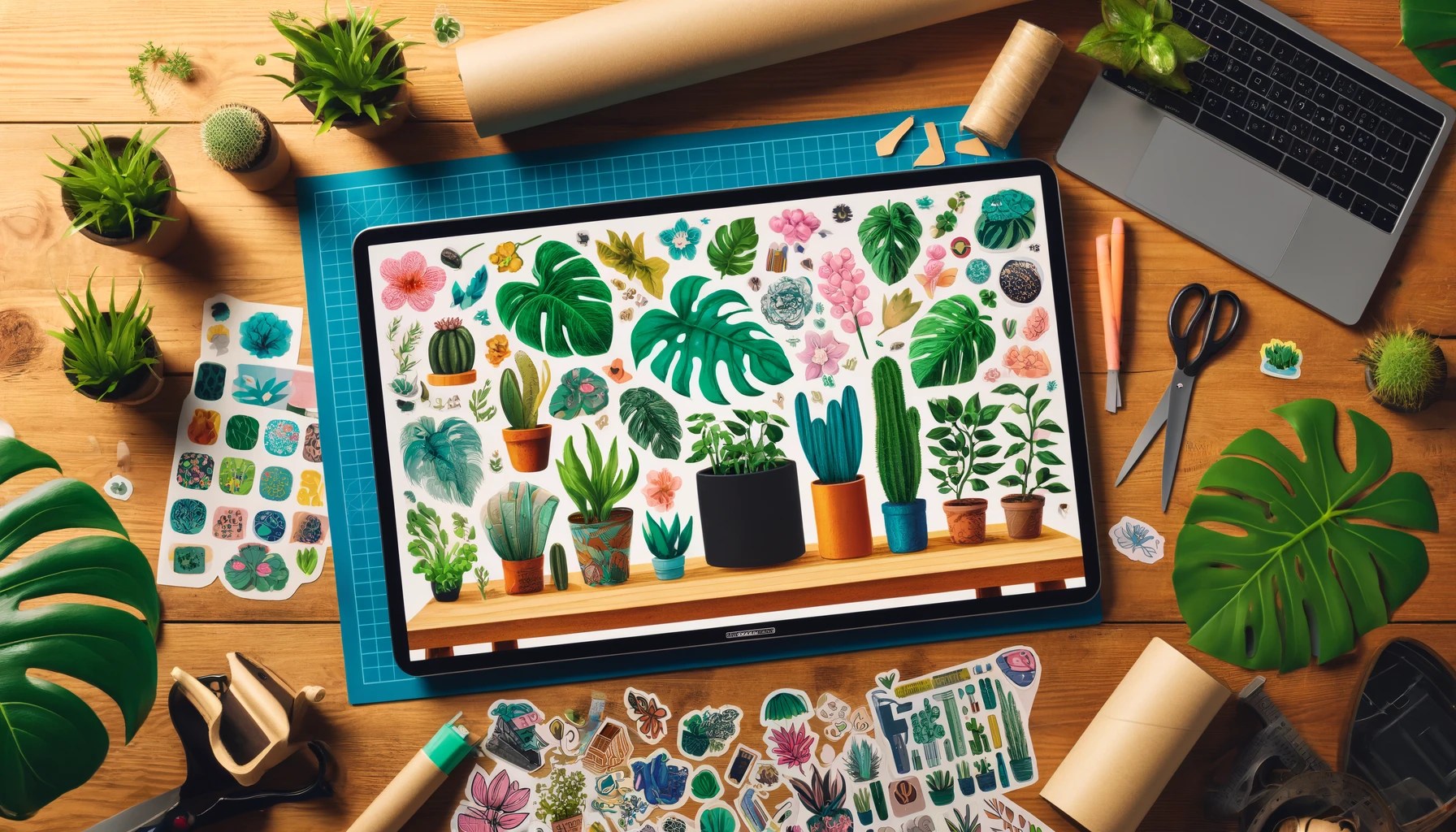 Kit de Stickers de Plantas - Decora y Personaliza 🌵