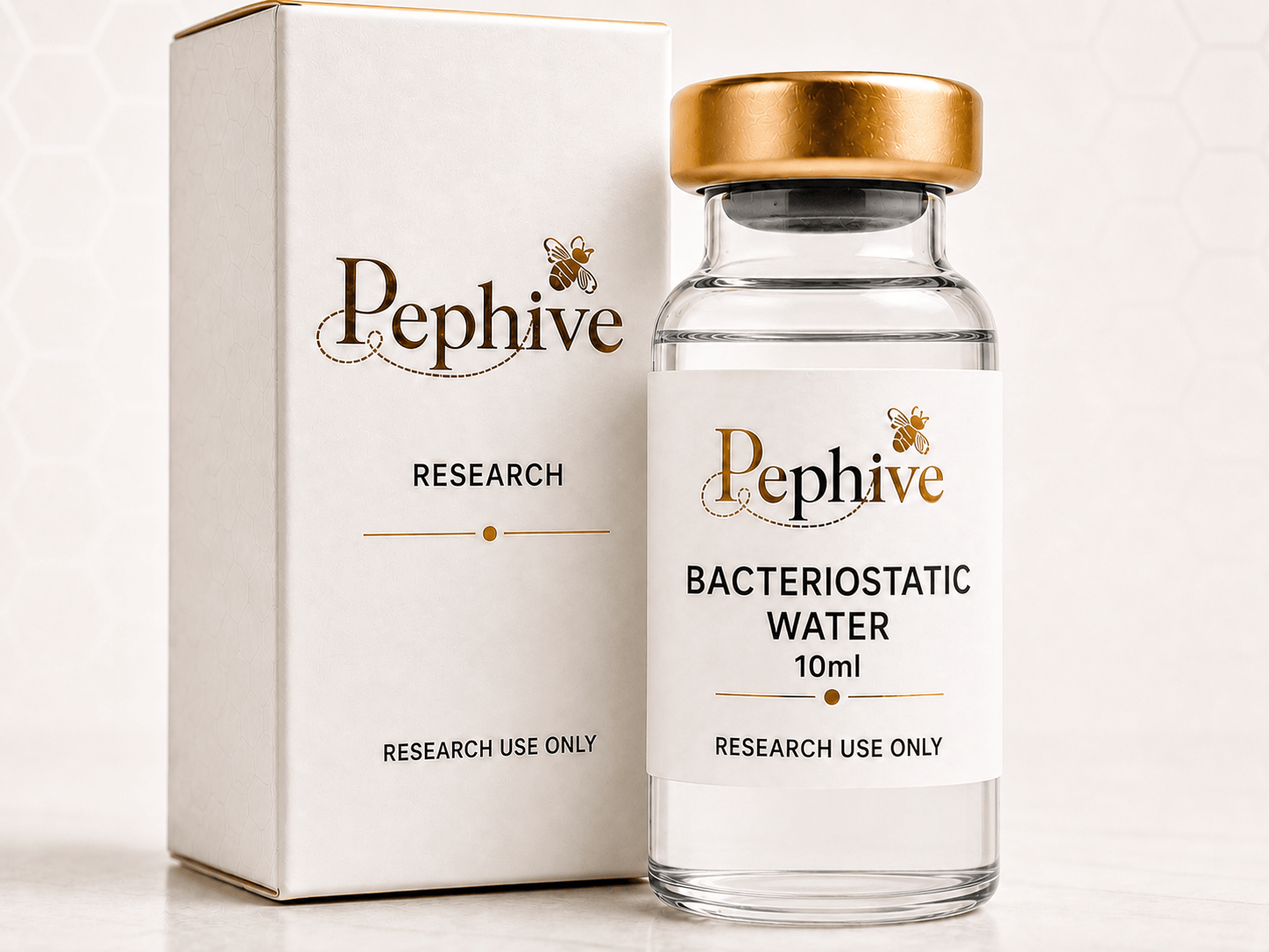 Pephive Bacteriostatic Water 10mL laboratory product image