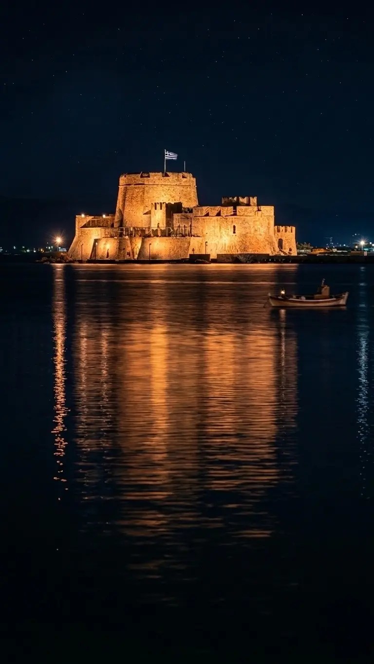 Castillo Bourtzi, en Nauplia