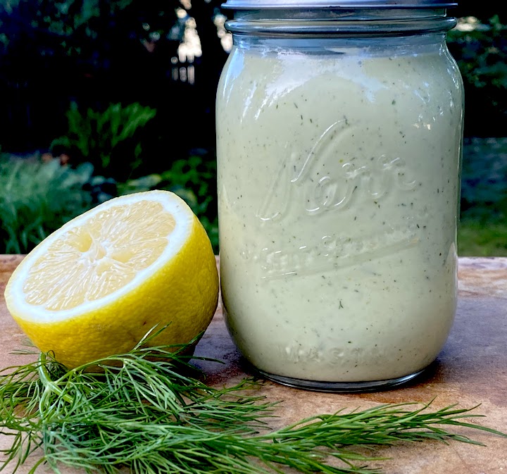 DRESSING FOR SUMMER ~ LEMON DILL RANCH DRESSING | Pepper & Salt |  Handcrafted small batches of organic, local and seasonable cuisine