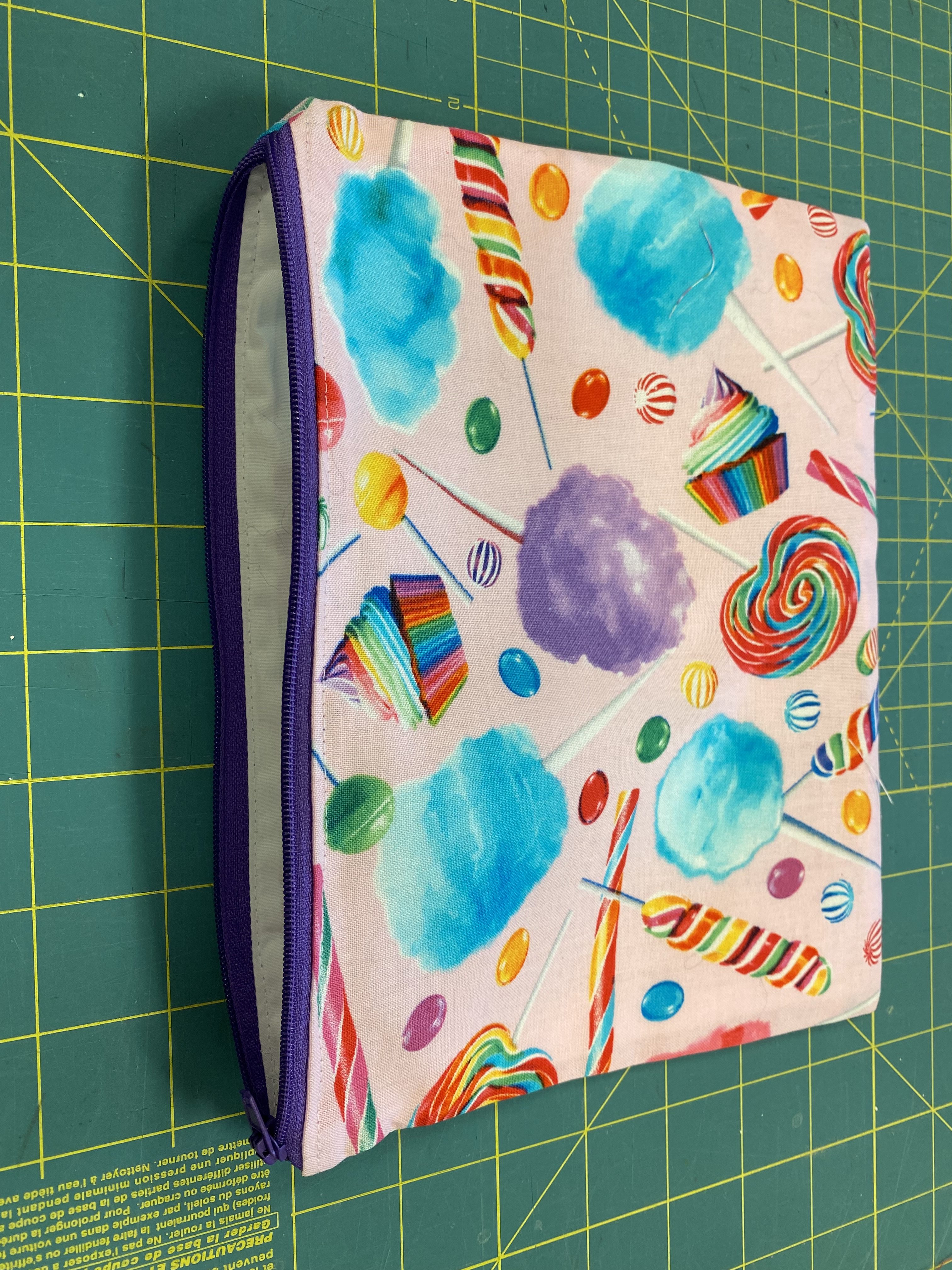 Pink Candy Zippered Pouch