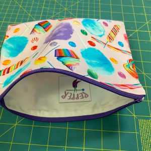 Pink Candy Zippered Pouch - Image 2