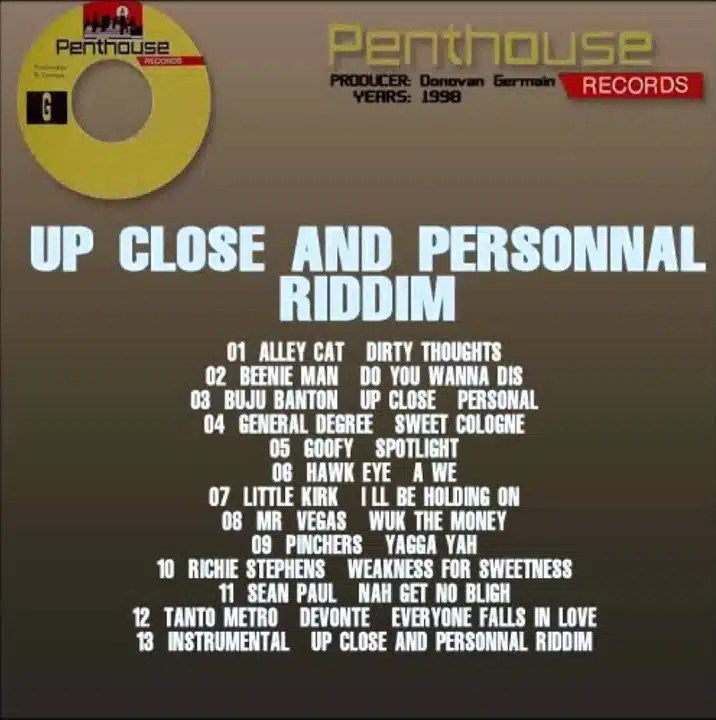 Up Close And Personal Riddim