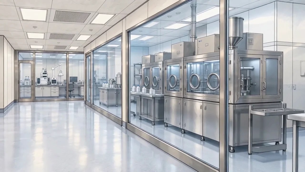 Illustrated manufacturing facility — Production chapter